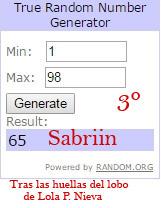 And the winner is:.............