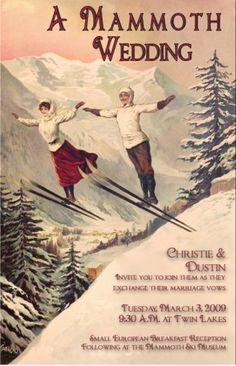 Invitación de boda vintage - Foto: Pinterest