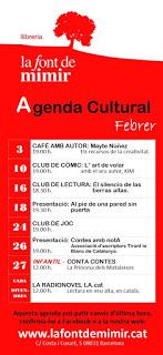 NEWS de las Actividades Gratuitas de La Font de Mimir  Enero-Febrero 2016
