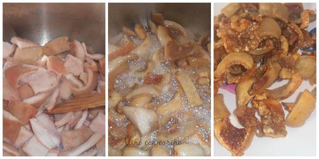 CORTEZAS DE CERDO. SNACKS