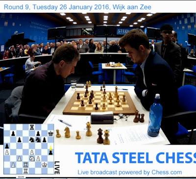 Magnus Carlsen en Wijk aan Zee (Holanda) – Torneo Tata Steel Masters 2016 (IX)