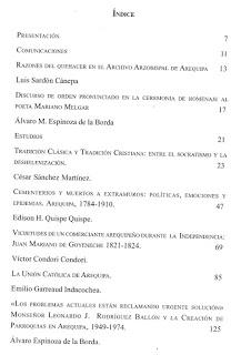 Revista del Archivo Arzobispal de Arequipa nº 9, 20156, 220 pp