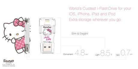 Con PhotoFast y Hello Kitty no te quedarás sin espacio de almacenamiento en tu iPhone