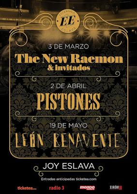 The New Raemon, León Benavente y Pistones, en el nuevo ciclo Escenario Eslava