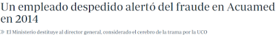 La indefensión del empleado: Acuamed y CaixaBank