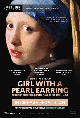 Exhibition on screen - La mujer del arete de perla (Invitación promocional)