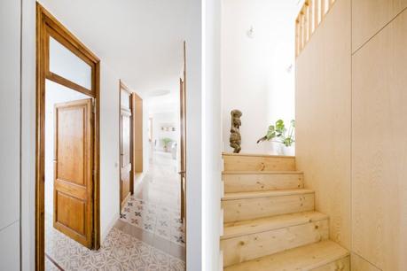 estilo nórdico escandinavo estilo nórdico barcelona estilo decoración mediterraneo distribución diáfana diseño interiores decoración interiores decoración ático dúplex cocina moderna nórdica baldosa hidraulica 