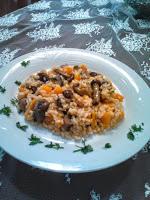 Rissoto de setas variadas y calabaza