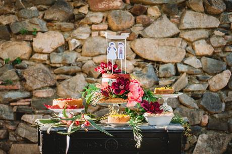 Boda en tonos Marsala