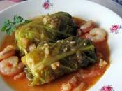Rollitos gambas arrroz