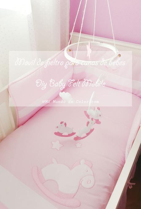 DIY MOVIL DE PONYS EN FIELTRO PARA BEBÉS