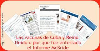 Las vacunas de Cuba y Reino Unido o por qué fue enterrado el Informe McBride