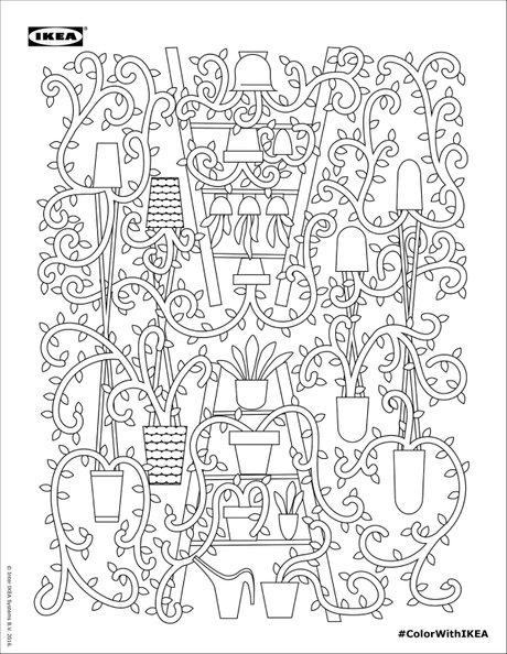 IKEA lanza un libro de colorear para adultos #ColorWithIKEA