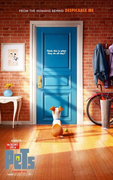 Nuevo afiche de la cinta animada La Vida Secreta de tus Mascotas