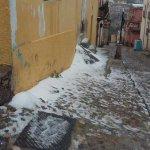 Comienza a nevar en Real de Catorce