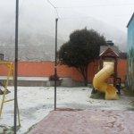 Comienza a nevar en Real de Catorce