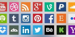 Íconos de redes sociales para usar de manera gratuita
