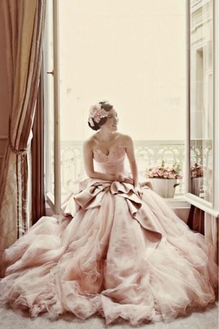 Vestidos de novia tonos pasteles - Paperblog