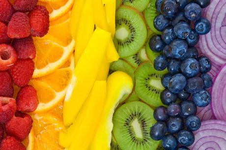 Colores de los alimentos en la salud y belleza