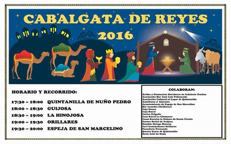 cartel cabalgata de reyes espeja de san marcelino orillares la hinojosa quintanilla 2016