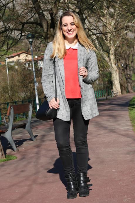 Outfit sencillo y chic para ir a clase