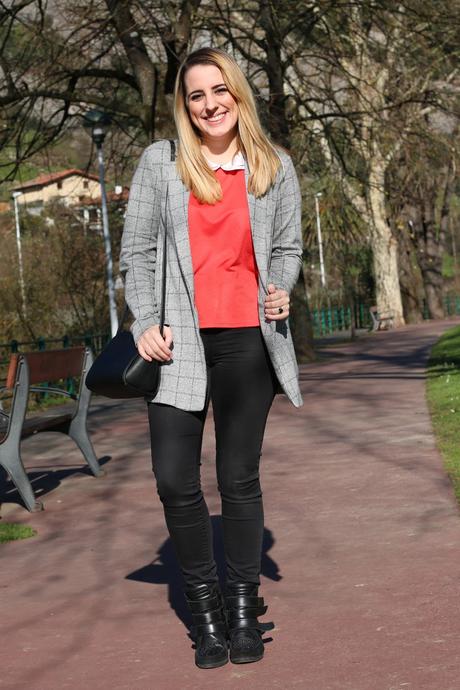 Outfit sencillo y chic para ir a clase