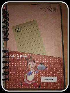 Recetario de cocina.