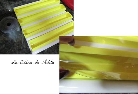 Bûche de Noël  de frutos rojos (copiando a Ettore)