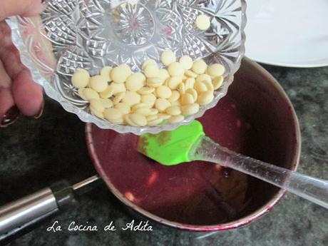 Bûche de Noël  de frutos rojos (copiando a Ettore)