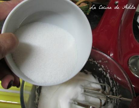 Bûche de Noël  de frutos rojos (copiando a Ettore)