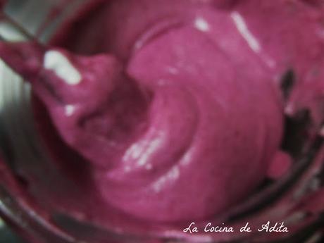 Bûche de Noël  de frutos rojos (copiando a Ettore)