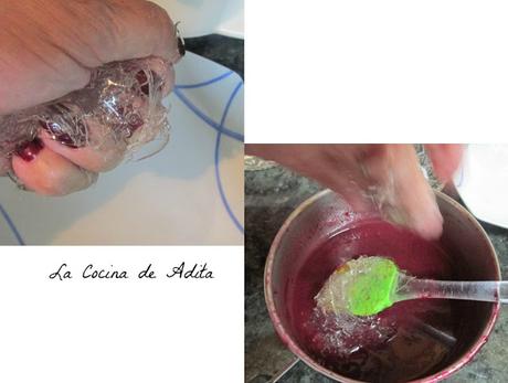 Bûche de Noël  de frutos rojos (copiando a Ettore)