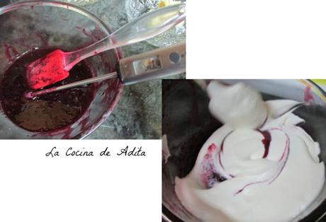 Bûche de Noël  de frutos rojos (copiando a Ettore)