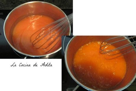 Bûche de Noël  de frutos rojos (copiando a Ettore)