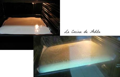 Bûche de Noël  de frutos rojos (copiando a Ettore)