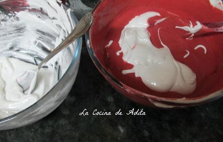 Bûche de Noël  de frutos rojos (copiando a Ettore)