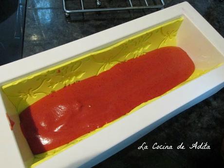 Bûche de Noël  de frutos rojos (copiando a Ettore)