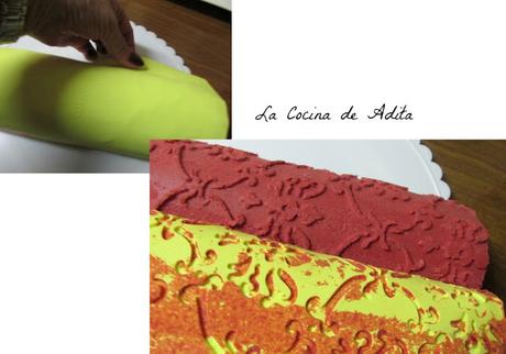Bûche de Noël  de frutos rojos (copiando a Ettore)