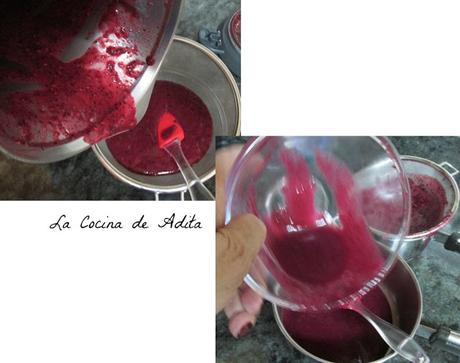 Bûche de Noël  de frutos rojos (copiando a Ettore)