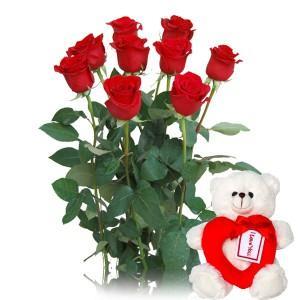 ramo de rosas para regalar en san valentin a una mujer