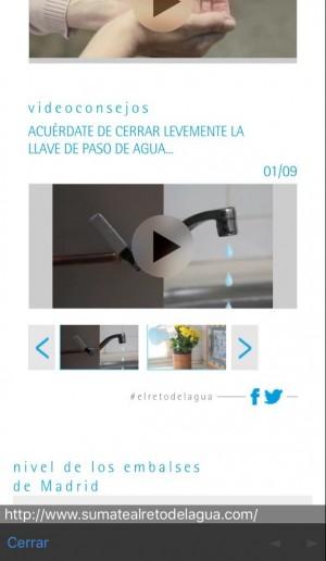 Todo el agua de Madrid al alcance de tu mano