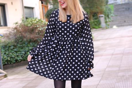 Outfit con vestido para invierno