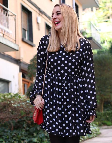 Outfit con vestido para invierno