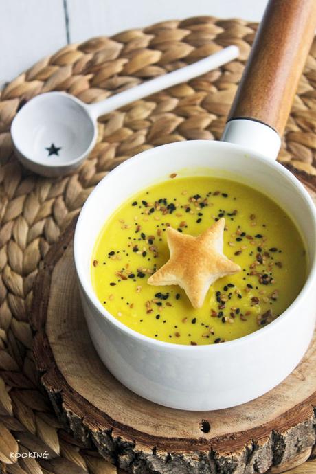 Crema de maiz con coco