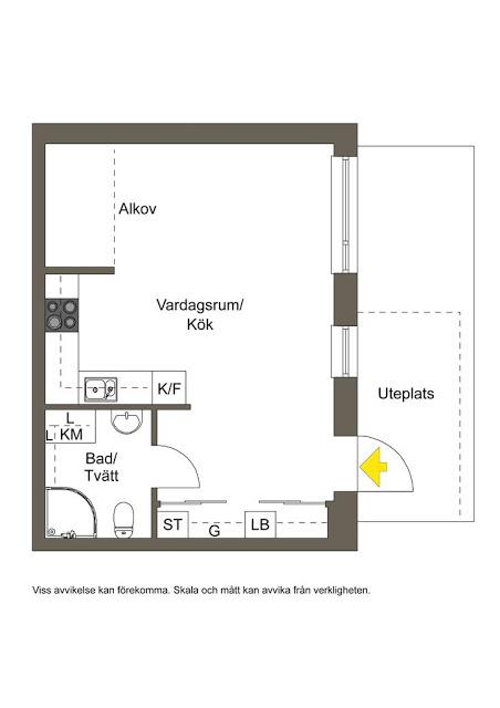 Mini apartamento con la distribución ideal