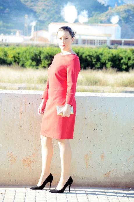 Lady in red & Magrid Bloggers Made In Spain 2016 _ Look_ Zapatos Magrit_mivestidoazul (4)