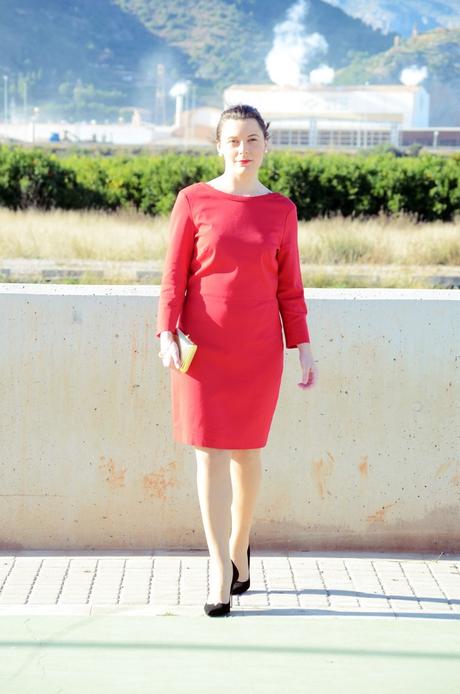 Lady in red & Magrid Bloggers Made In Spain 2016 _ Look_ Zapatos Magrit_mivestidoazul (8)