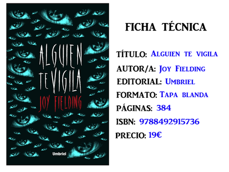 Reseña Alguien Te Vigila De Joy Fielding Paperblog - 