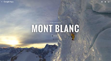 El Mont Blanc by Google