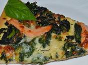 Pizza Espinacas Salmón Ahumado Perlas Mozarella